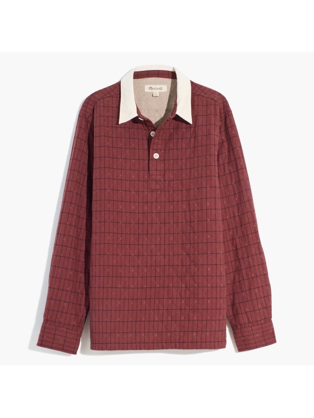 Madewell Men’s NWT Quilted Rugby Shirt
